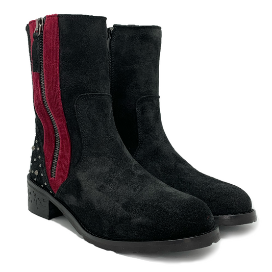 Mes Amie - Black- wine ankle boot - Chanii B