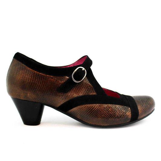 Bouquet - Bronze bar shoe- last pair 36