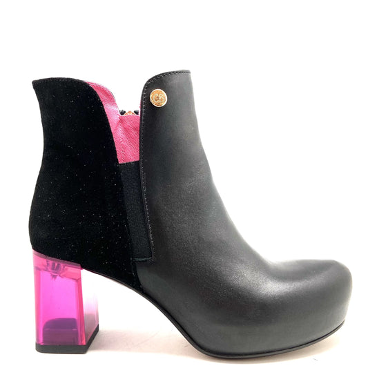 Canal -Ankle boot Black/Fuchsia - Chanii B