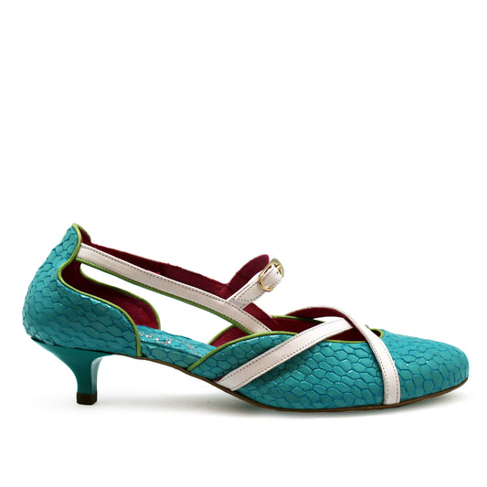 Croisse - Aqua/Green- last pair 34! - Chanii B