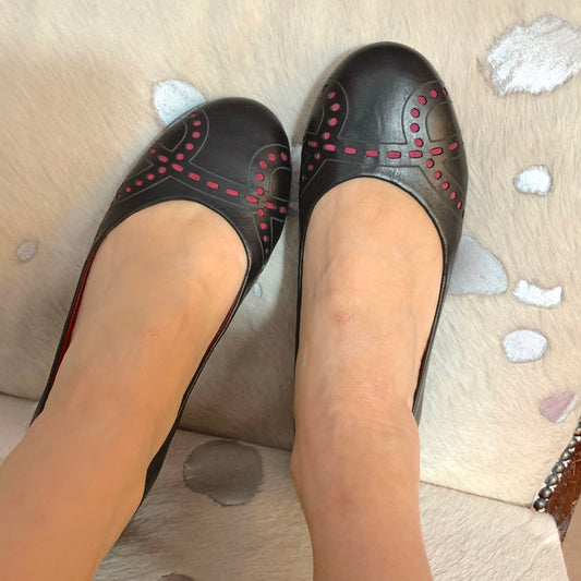 Des Artes- Black Ballerina Last pair size 42! - Chanii B
