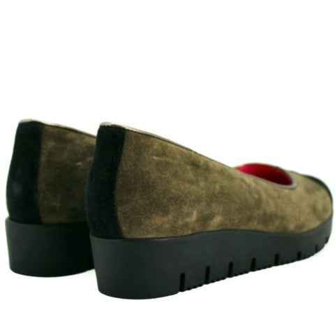Noir - Sage Green Black Slip-On- Last pair 36