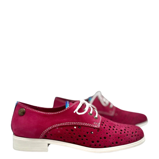Cordon - Fuchsia lace up shoe - Chanii B