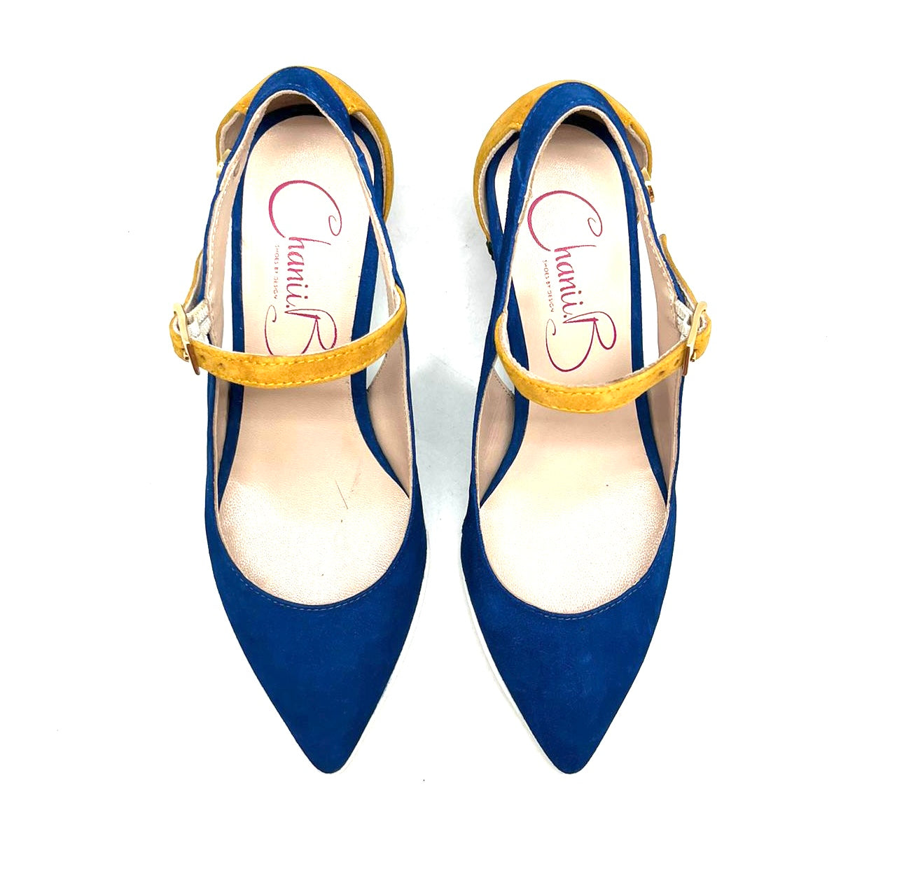 La La Blue yellow- Dress shoes - Chanii B