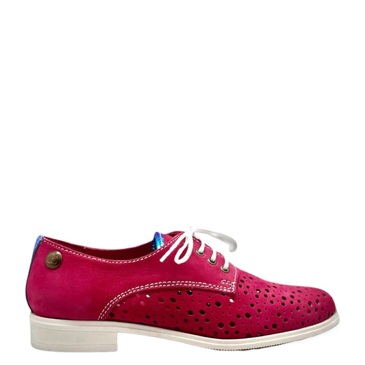 Cordon - Fuchsia lace up shoe - Chanii B