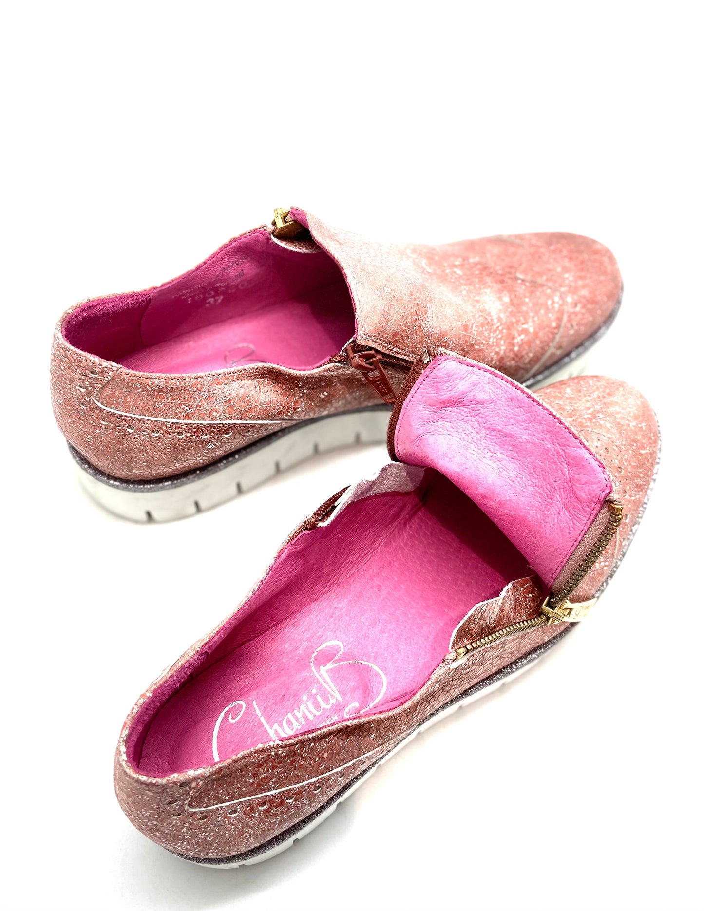 Zap- Pink crackle last pair 37 - Chanii B