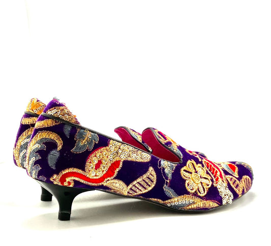 Cigar - Royal purple crushed velvet - Chanii B