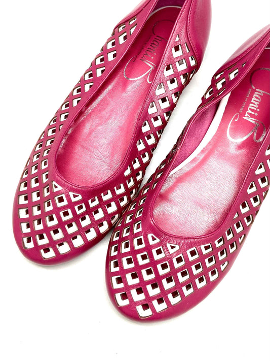 Onyx - Fuchsia/White ballerina Last pair 36