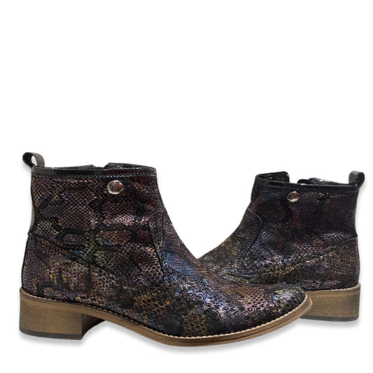 Zipp - Blue Scales ankle boot - Chanii B