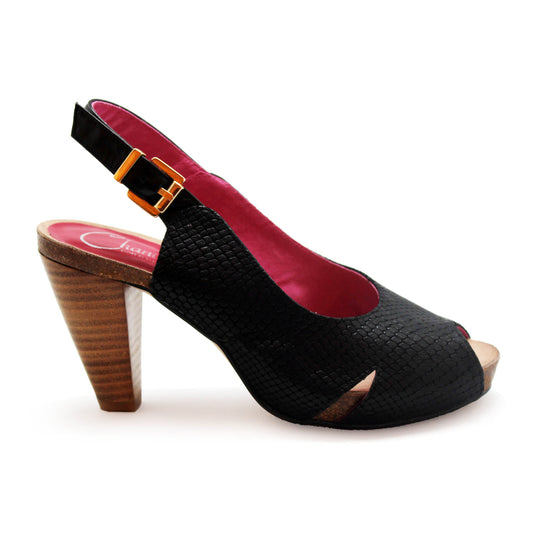 Ju Jube - Black snake print- last pairs 40 & 41 - Chanii B