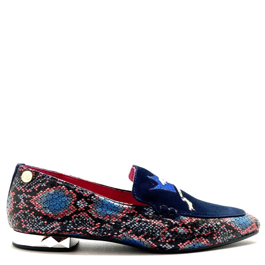 Phase - Navy Suede loafer - Chanii B