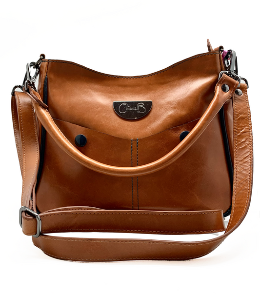 Bella -Tan leather bag - Chanii B