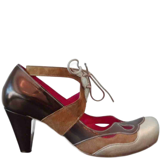 Toujours Metallic- heel shoe- Last pairs 35, 36 and 41! - Chanii B