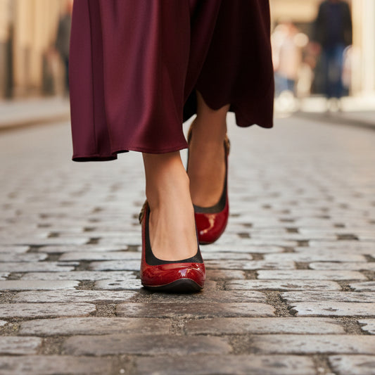 Tropez-Red patent/leopard Last pair 36! - Chanii B