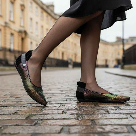 Tuille - Iridescent Ballet Flat- Last pairs 36 and 37