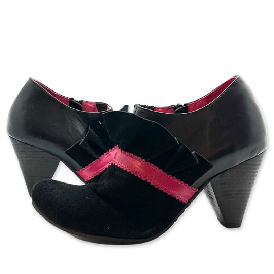 Lapin black fuchsia - last pair 37! - Chanii B