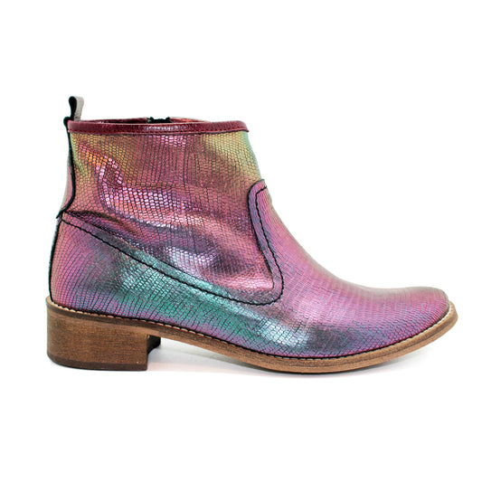 Zipp - Iridescent ankle boot - Chanii B