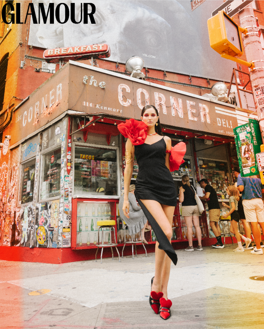 Lucy heart shoe featured in Glamour Bulgaria magazine - Chanii B