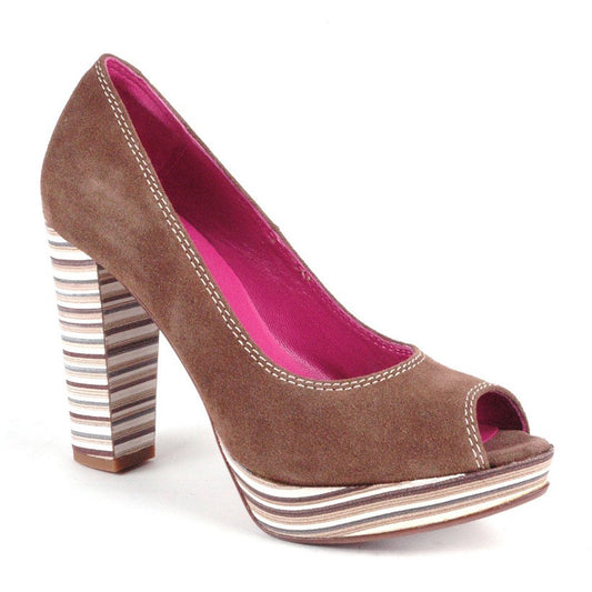 Bebe - Taupe Platform heel