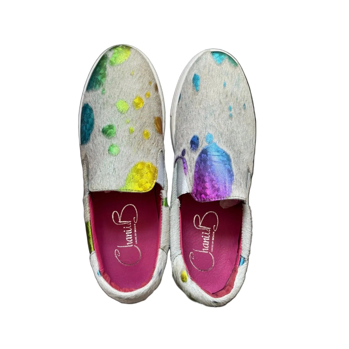 Scala - White rainbow unicorn sneaker- selling out fast!