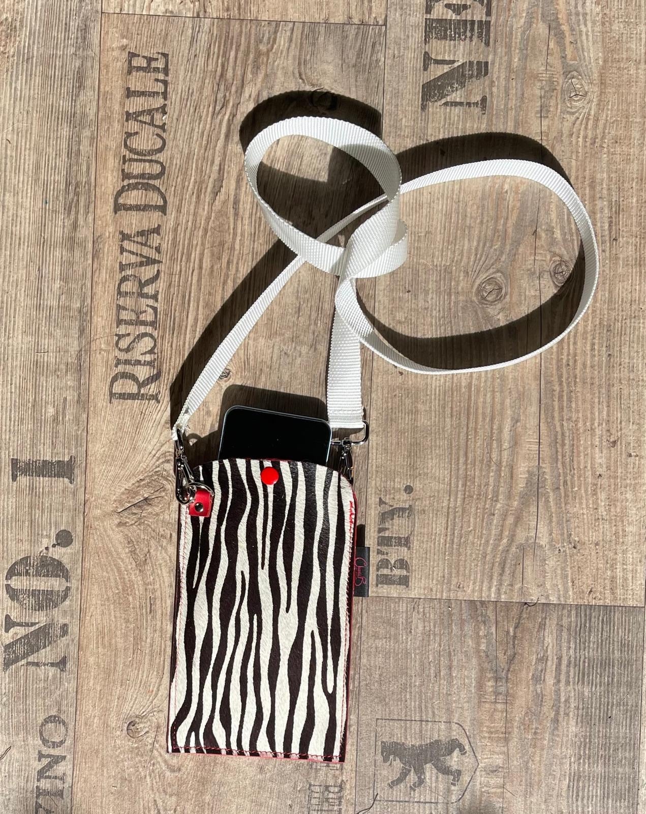 Le Paquete-Zebra phone holder - Chanii B