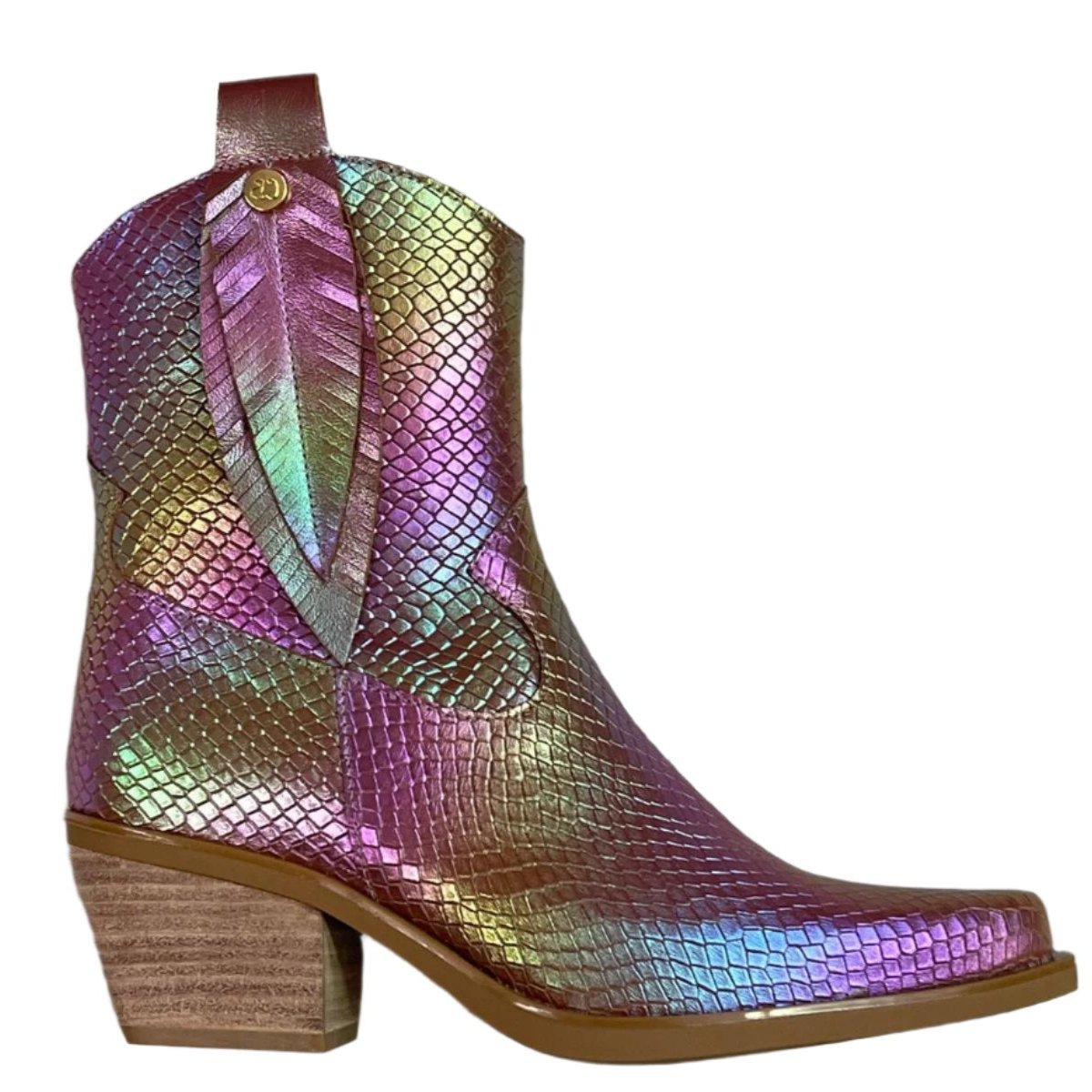 Magnifique- Iridescent cowboy boot