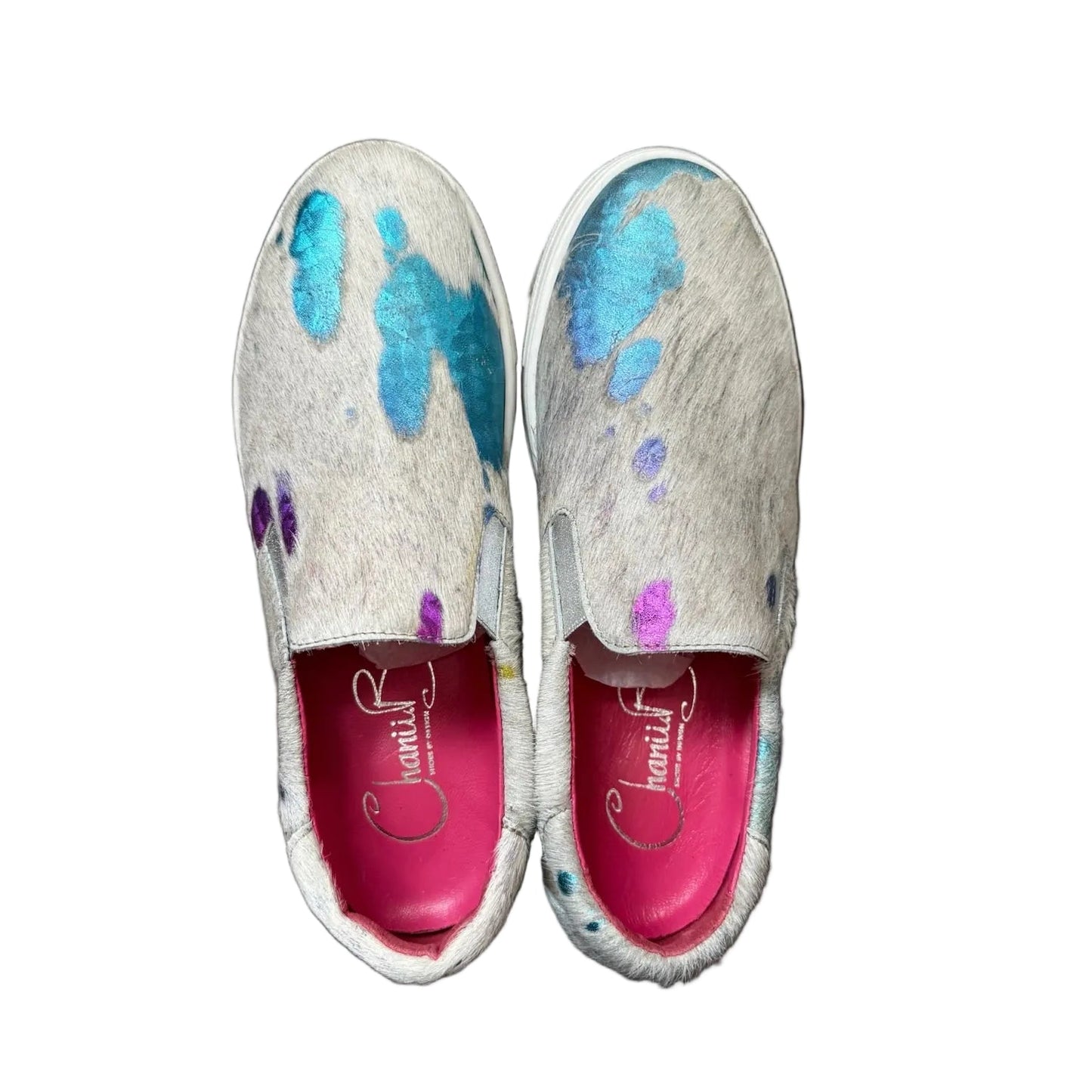 Scala - White rainbow unicorn sneaker- selling out fast!