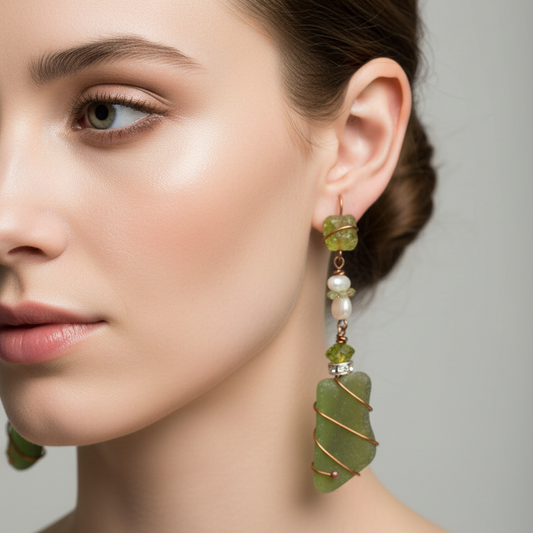 Earrings-Sea Land