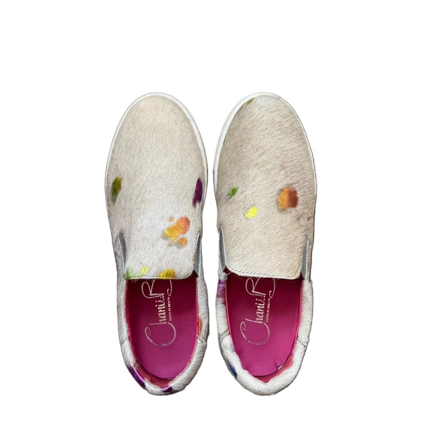 Scala - White rainbow unicorn sneaker- selling out fast!