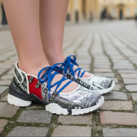 Adios- black and white newsprint