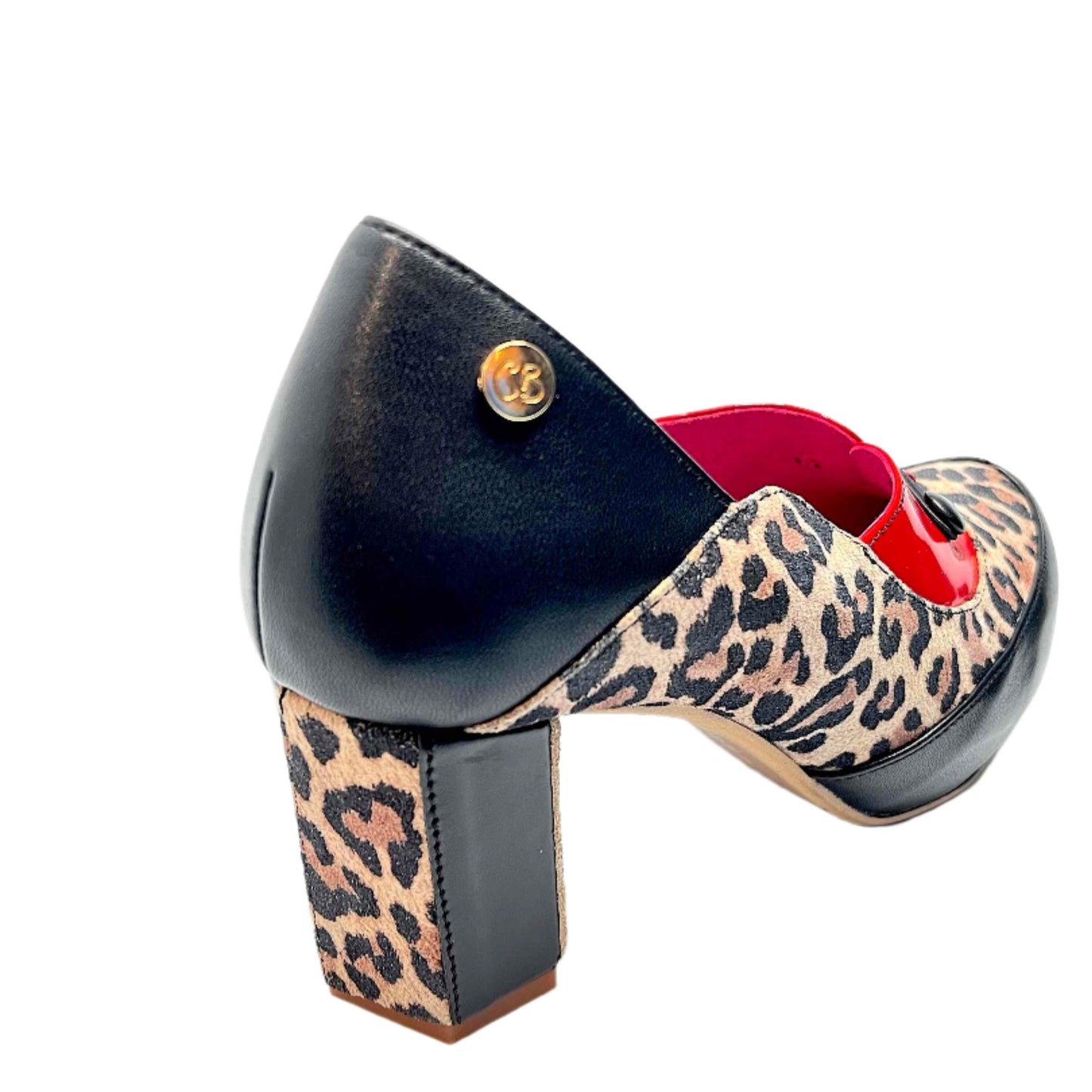 Cinque-Red leopard cork