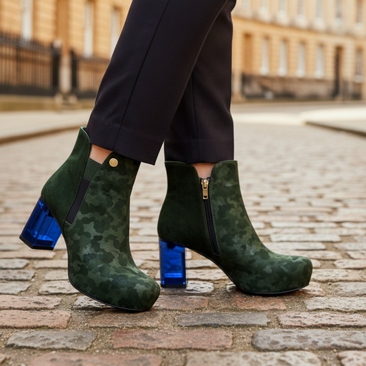 Canal -Ankle boot -Green army