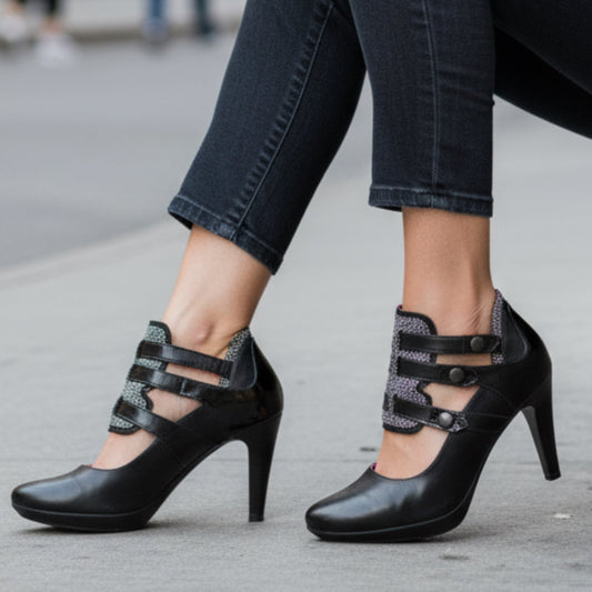 Andes - Black heel shoe- last pair 40