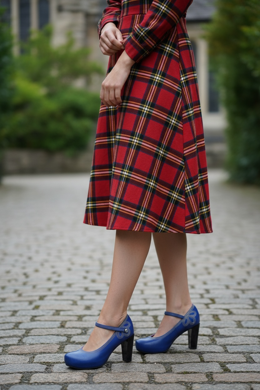 Cognac - Royal blue - Chanii B