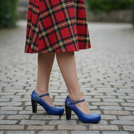 Cognac - Royal blue - Chanii B