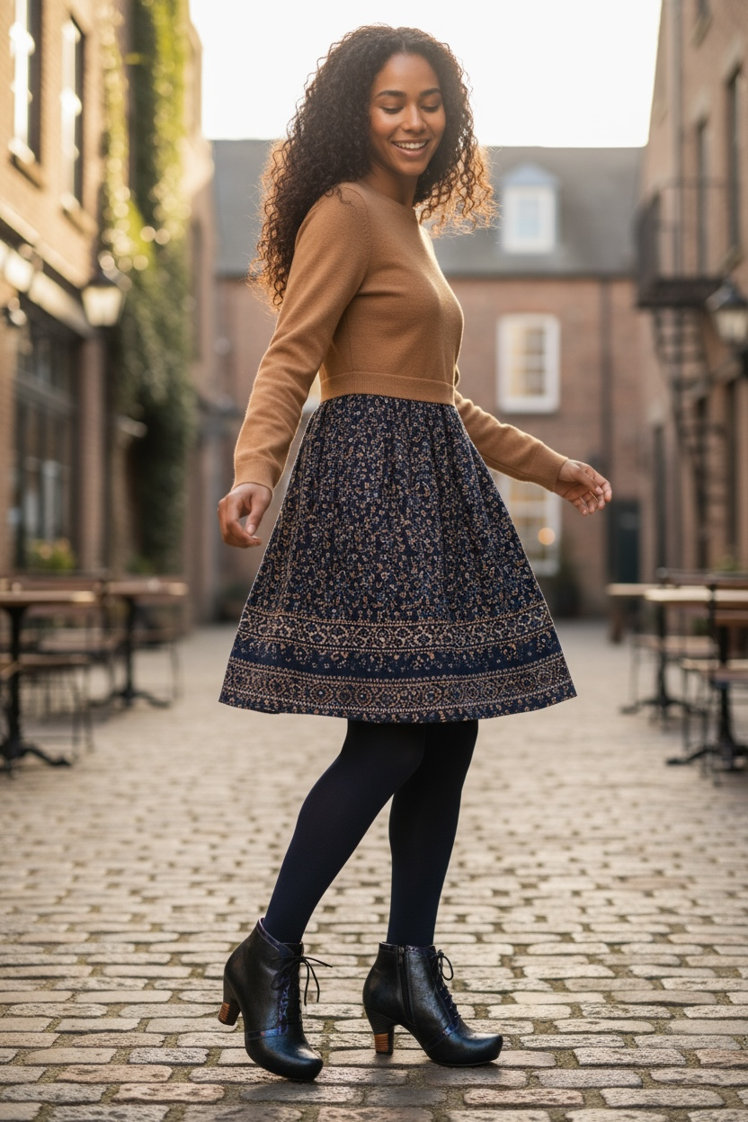 Benedictine - Navy Blue crackle - Chanii B