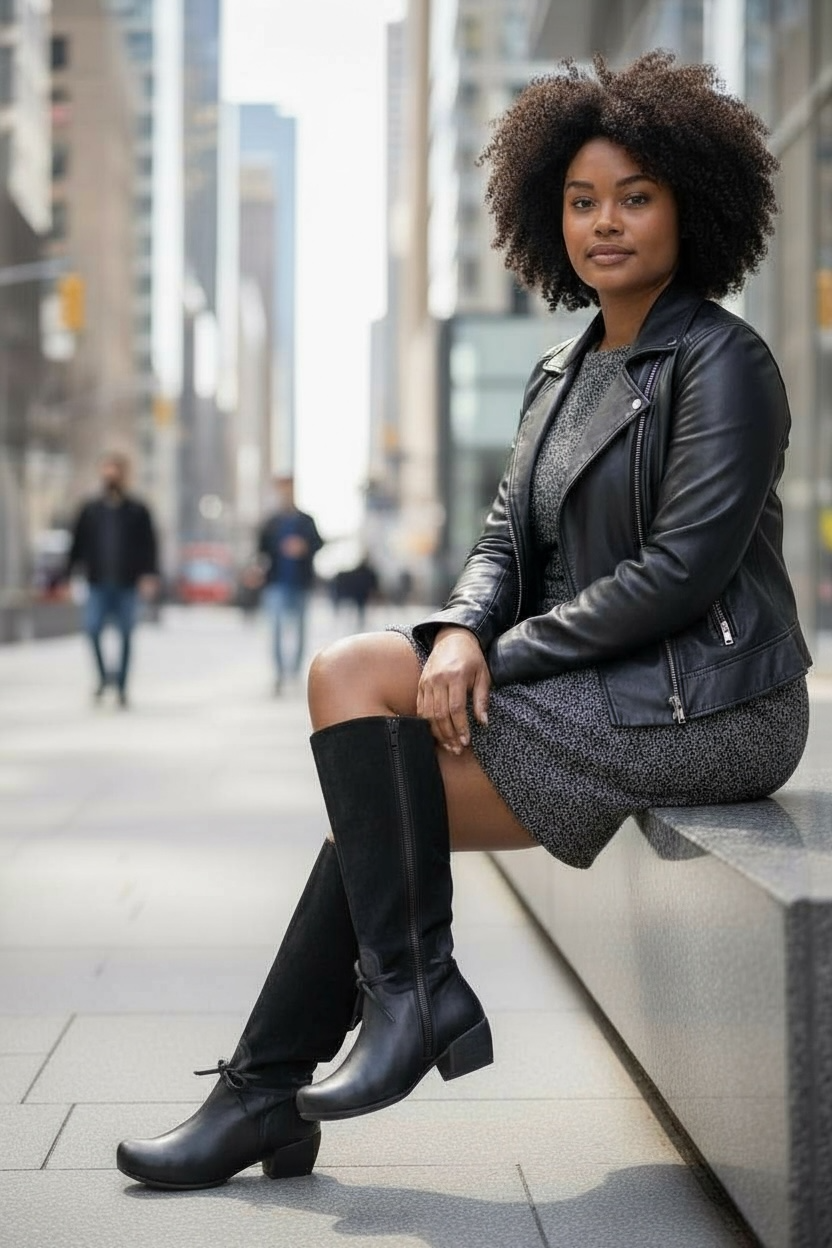 Quake - Black - Wide calf - Last pair 37 - Chanii B