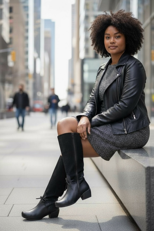 Quake - Black - Wide calf - Last pair 37 - Chanii B