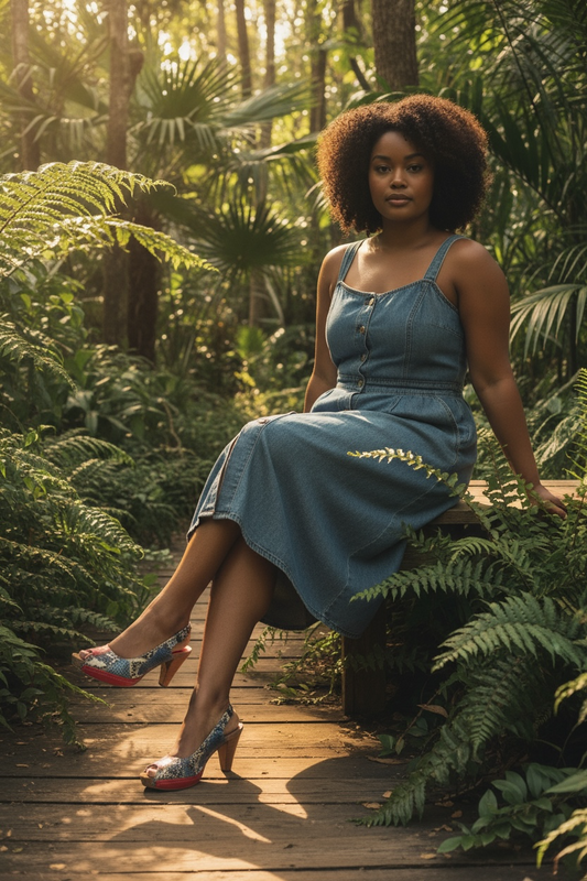 Julip Denim Red- last pair 40 - Chanii B