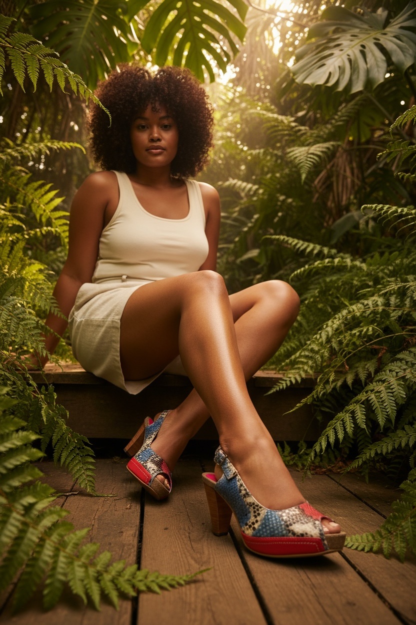 Julip Denim Red- last pair 40 - Chanii B