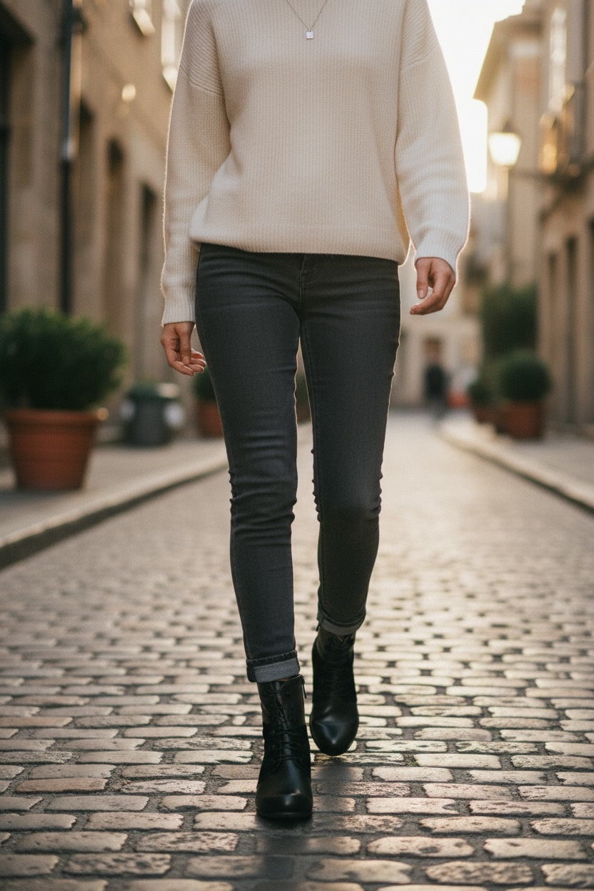 Chateau Noir - Black Button boot - Chanii B