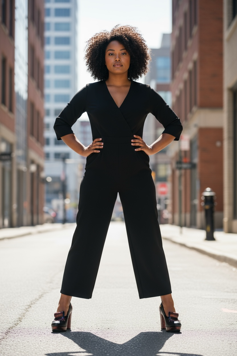 Jete - Black Passion Red platform shoe