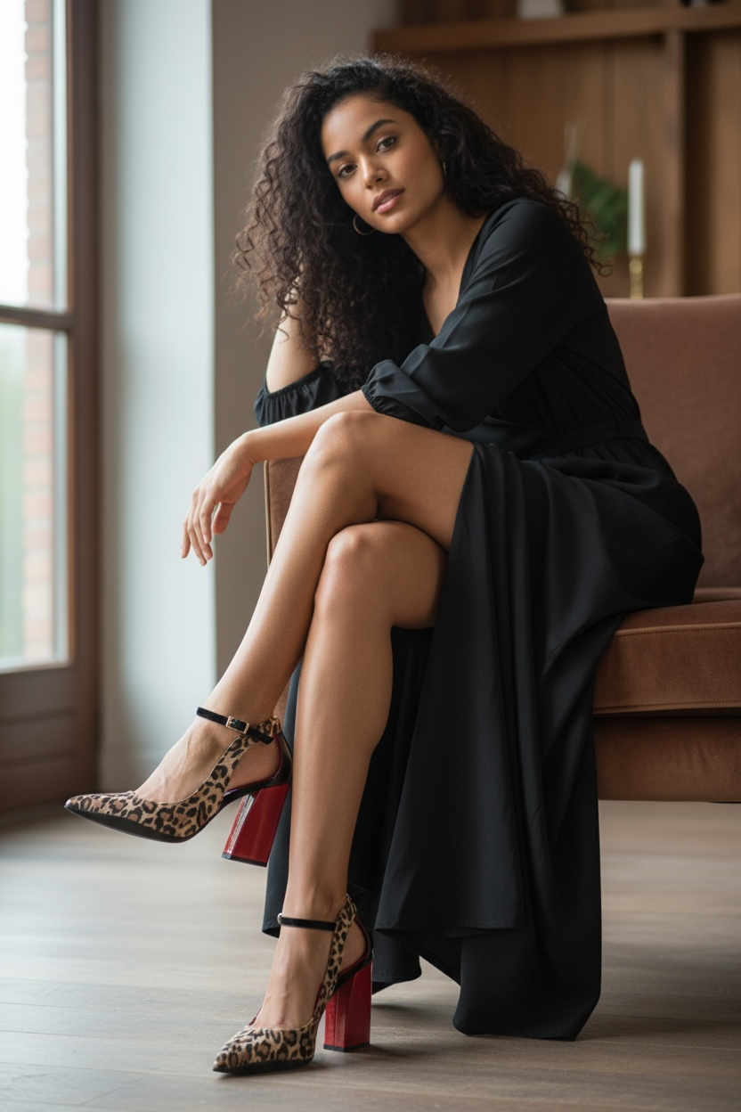 Pointure - Light Leopard high heel