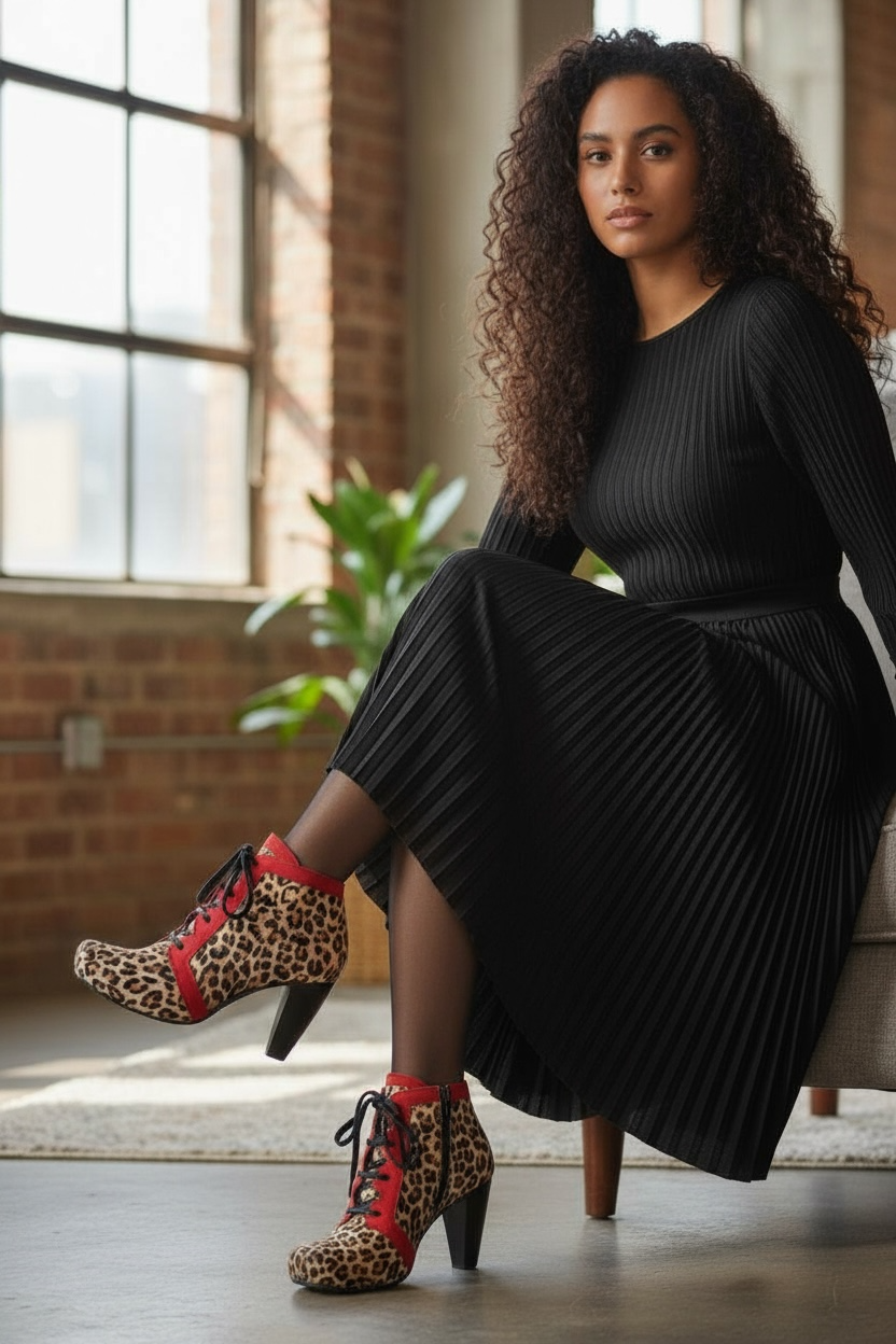 Mon Chou - Leopard and Red