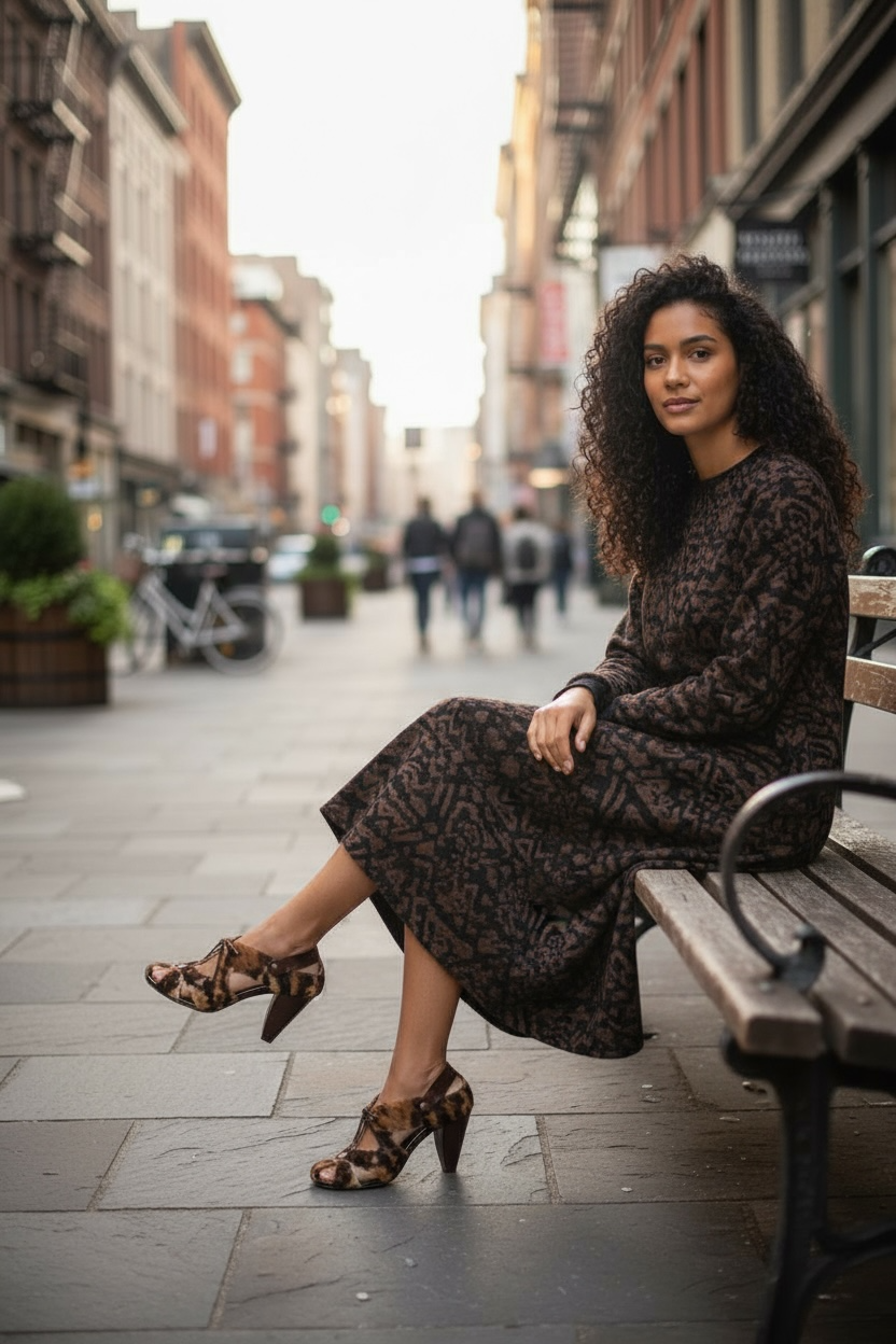 Coco - Python / Brown shoe