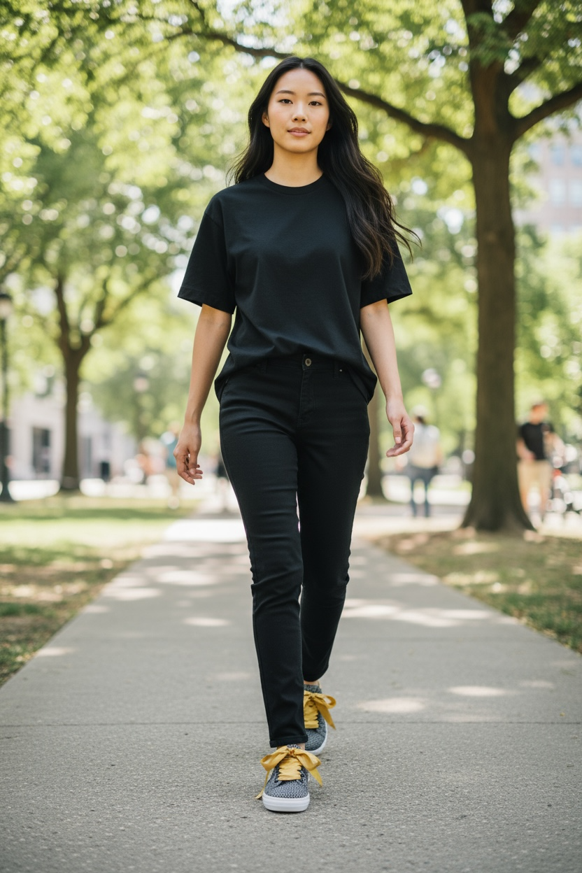 Skate - Grey/Yellow sneaker