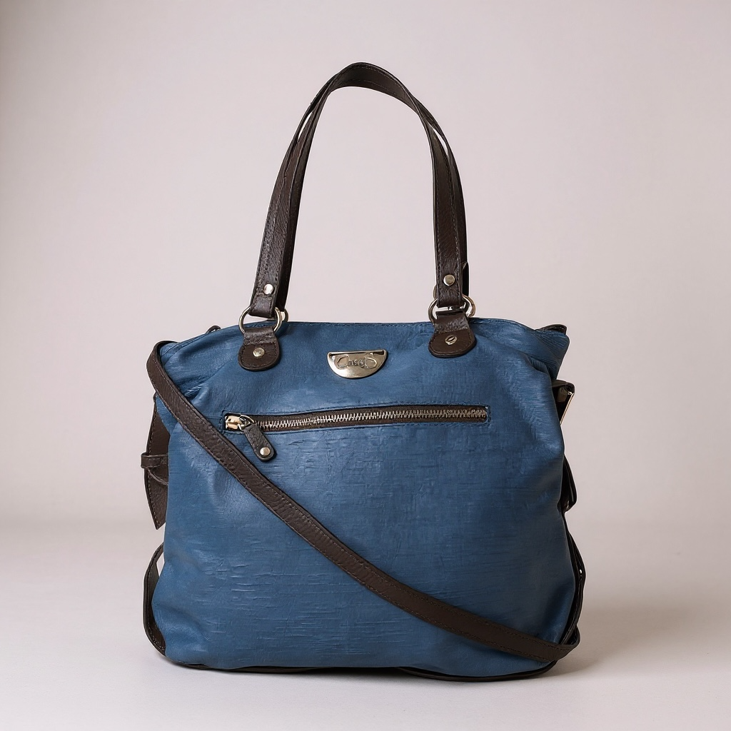 Campagne-denim laser leather- loop strap