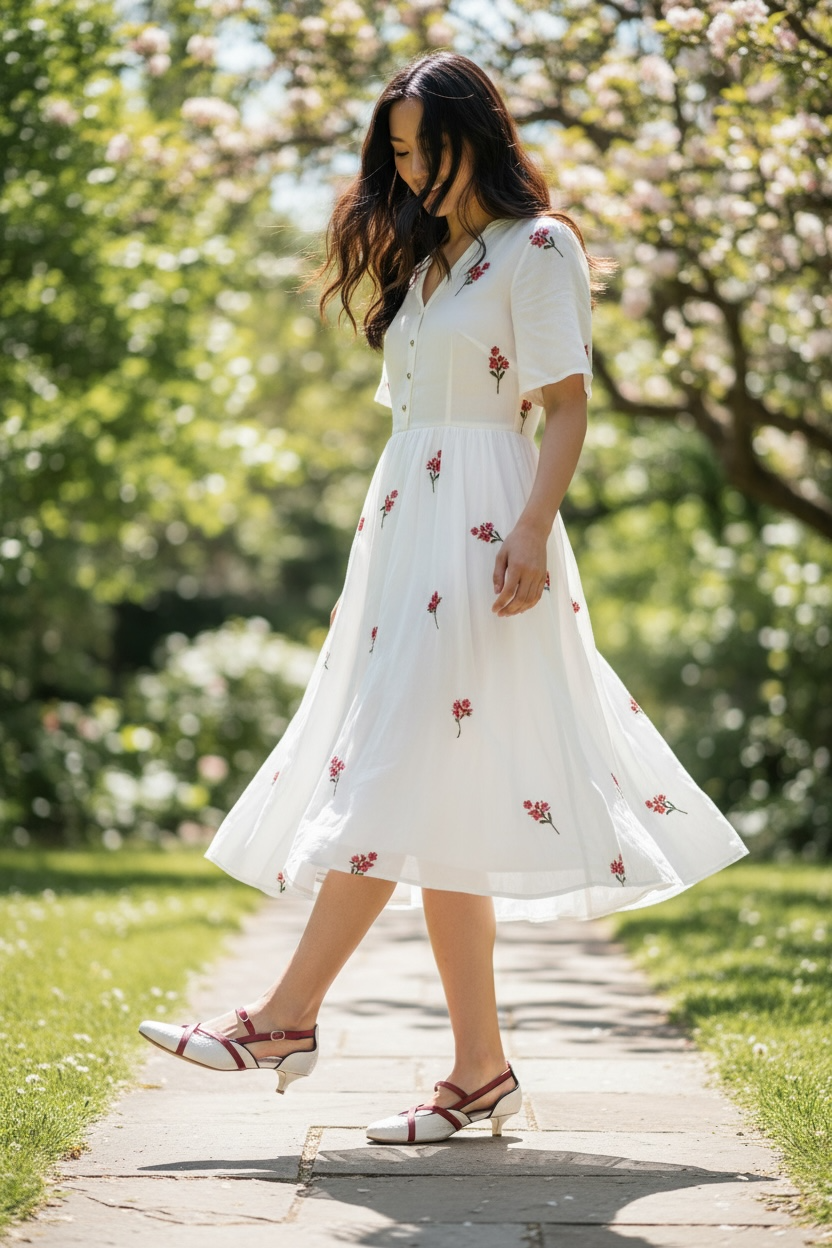 Croisse - White/Fuchsia/Black