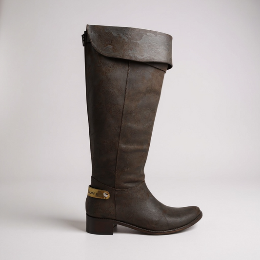 St Germaine - Brown Leather 20" wide calf