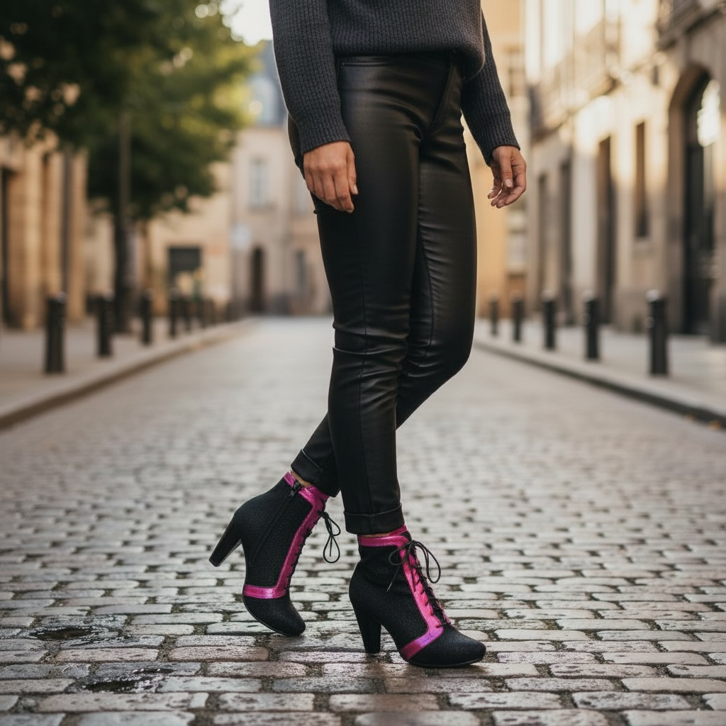 Mon Chou - Black Fuchsia-Last Pair 36!